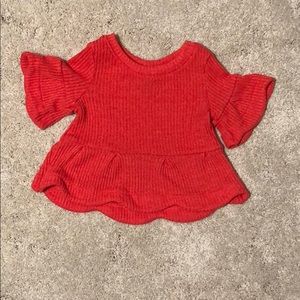 Bell Sleeved knit top